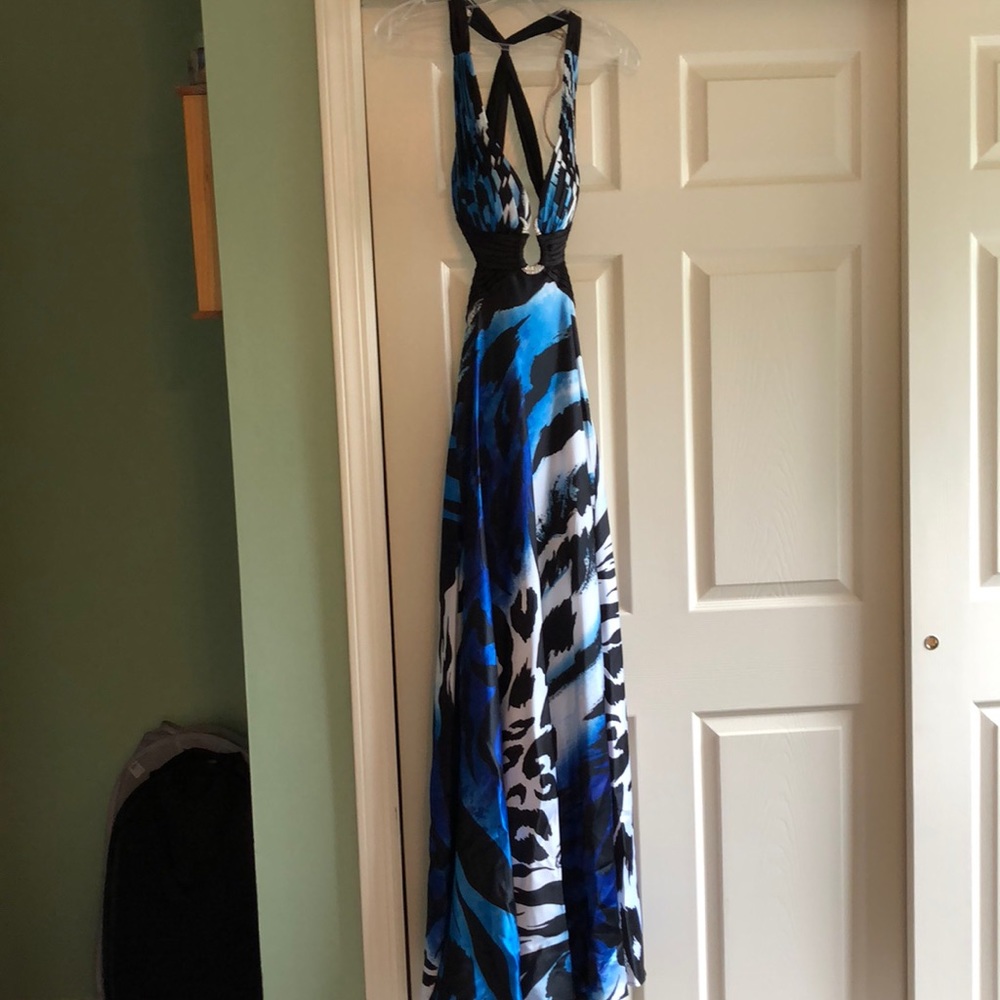 Cache Halter Low Back Gown - image 2